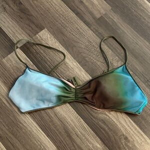 Zara Blue Green Ombre Bikini Top